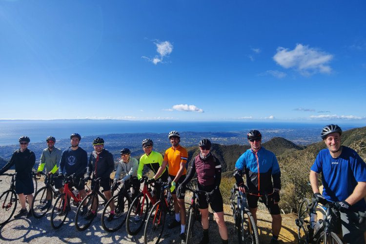 road bike ride on gibraltar road